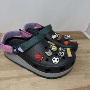 Crocs Iconic Classic Hiker Clogs Black Green Pink Purple M 11/ W 13